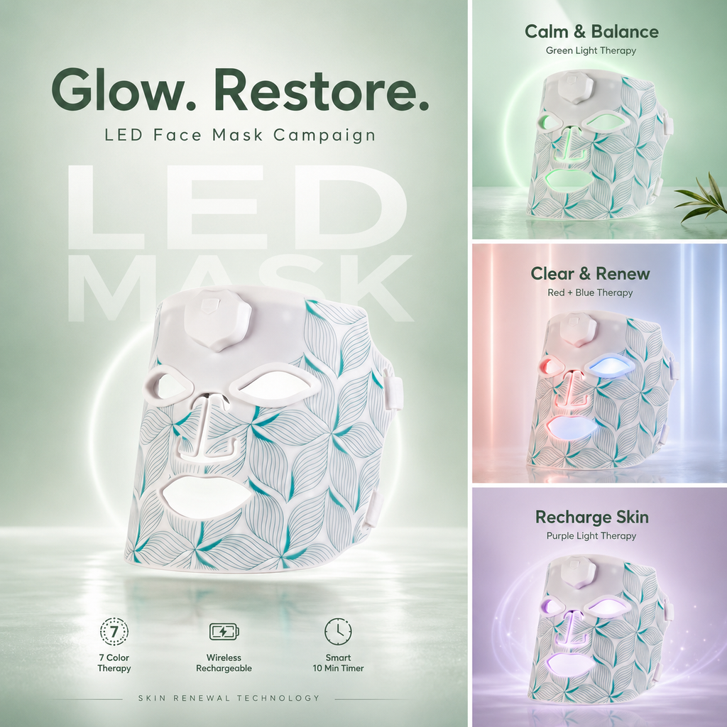 Flexible LED Face Mask | Nexovibe
