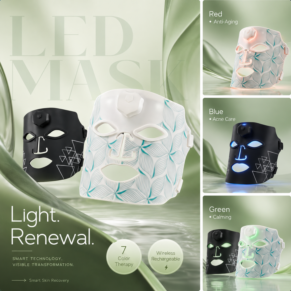 Flexible LED Face Mask | Nexovibe