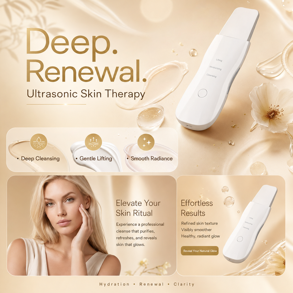 Ultrasonic Skin Scrubber | Nexovibe