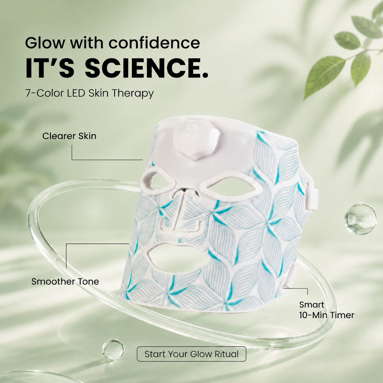 Flexible LED Face Mask | Nexovibe