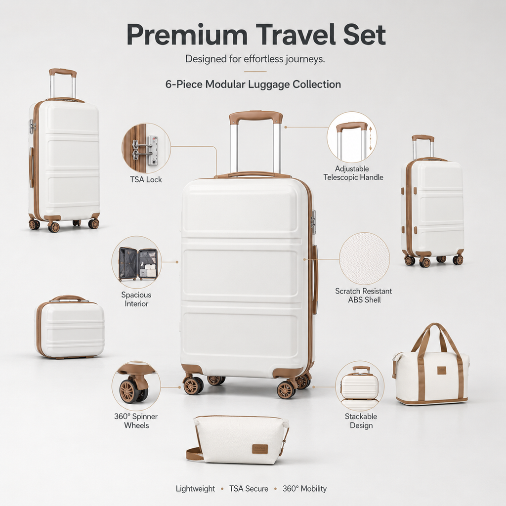 Premium Travel Luggage Set | Nexovibe
