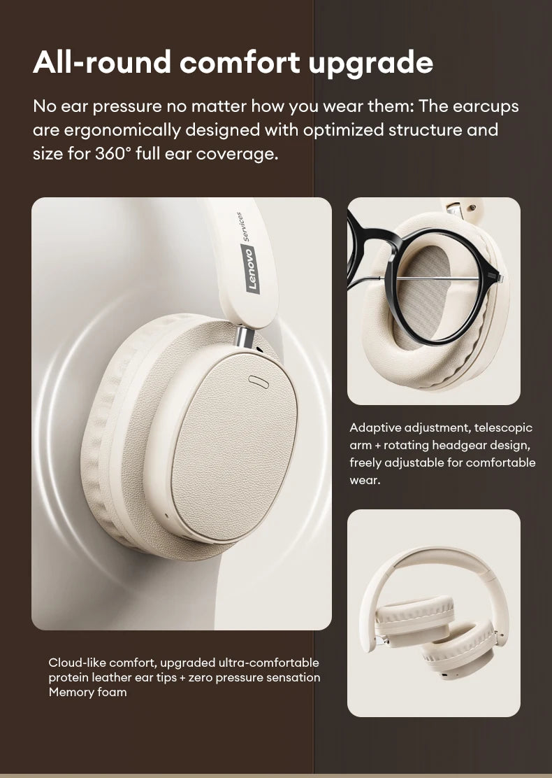 Premium-Look Wireless Headphones | 30H Battery | Nexovibe