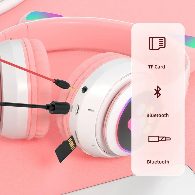 Cat Ear Bluetooth Headphones | Nexovibe
