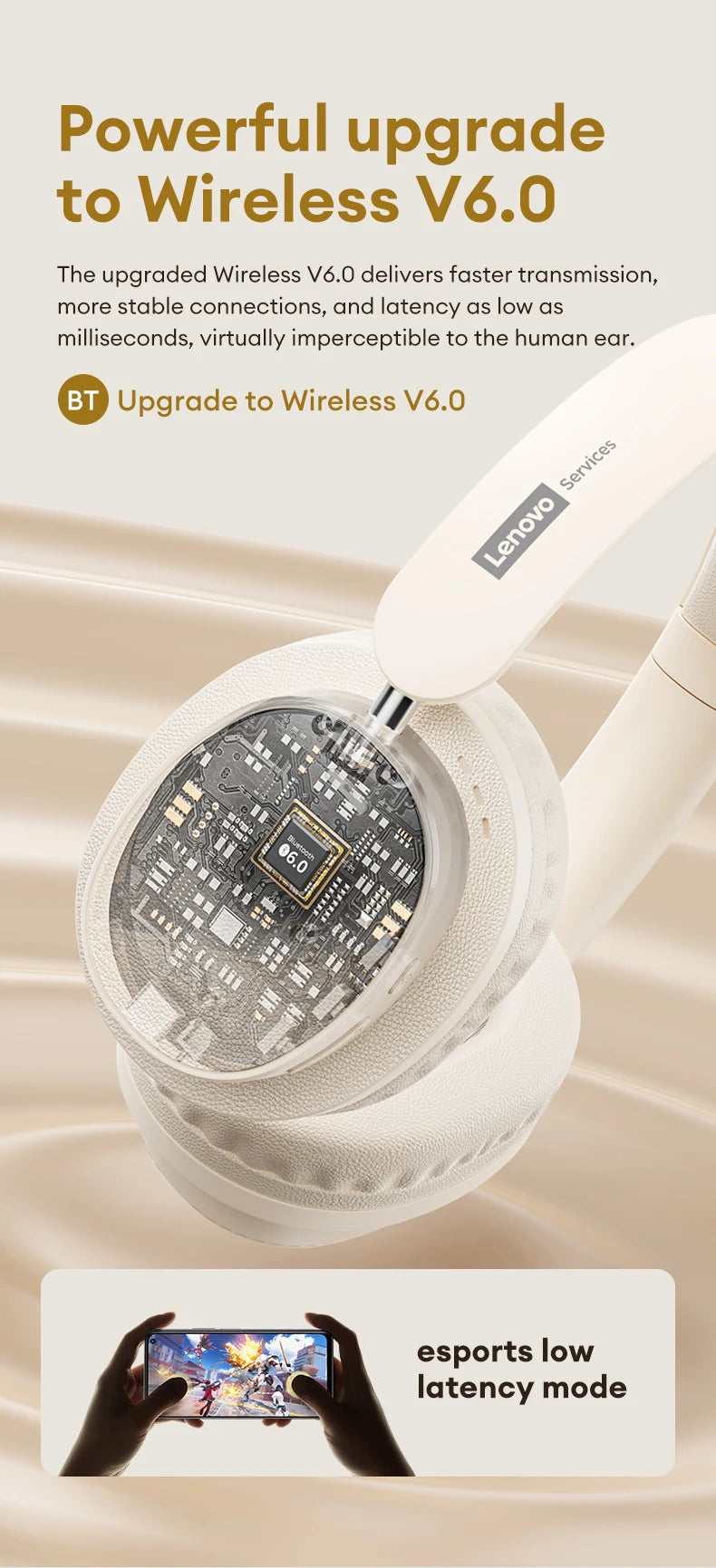 Premium-Look Wireless Headphones | 30H Battery | Nexovibe