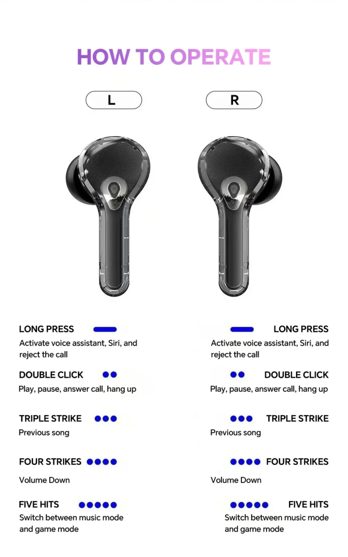 Real-Time Translation Earbuds | 144 Languages | Nexovibe
