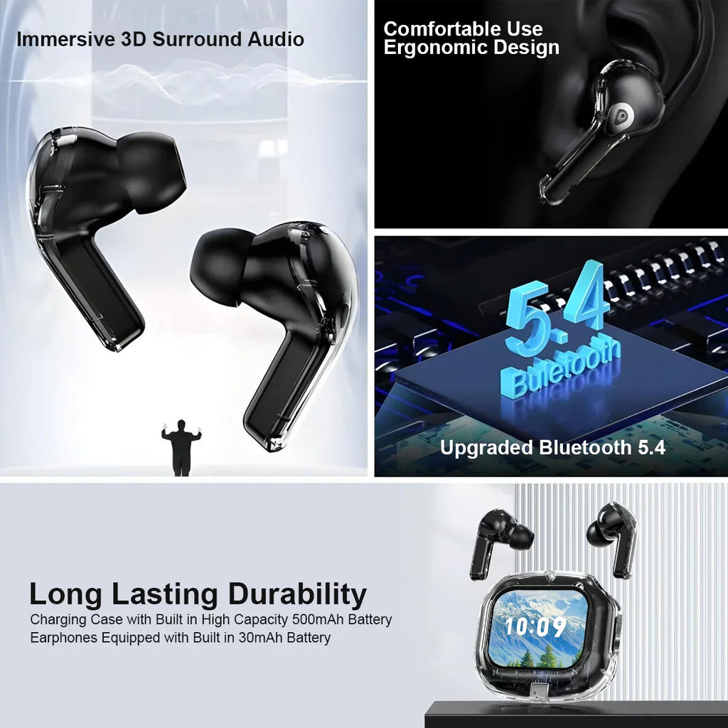 Real-Time Translation Earbuds | 144 Languages | Nexovibe