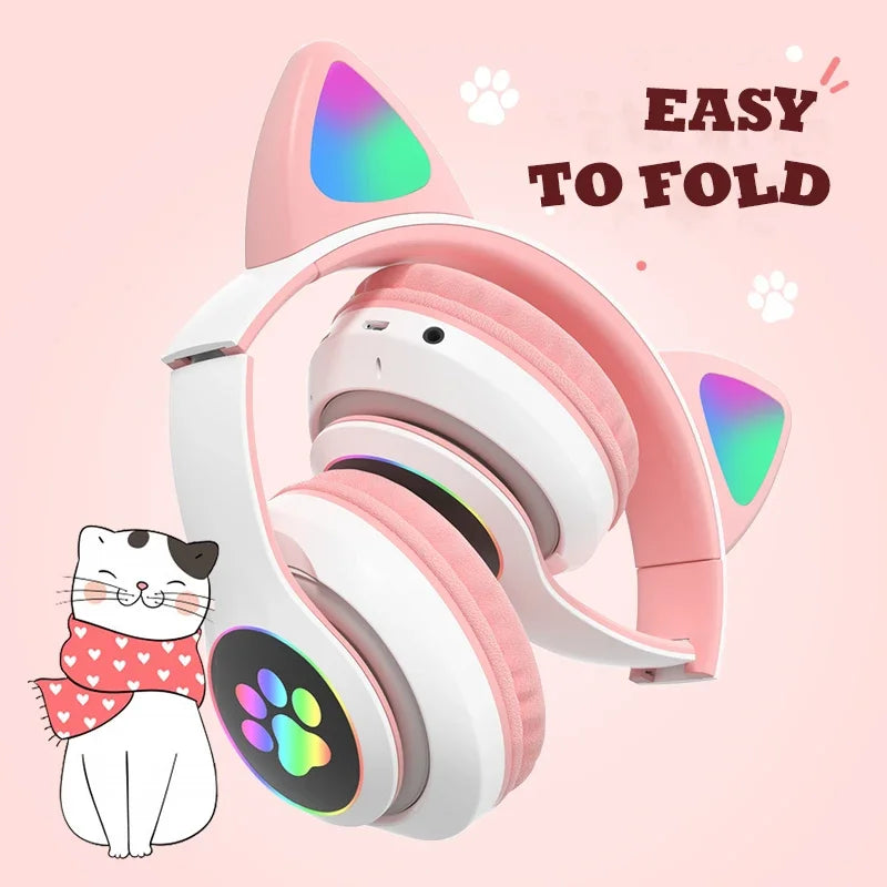 Cat Ear Bluetooth Headphones | Nexovibe