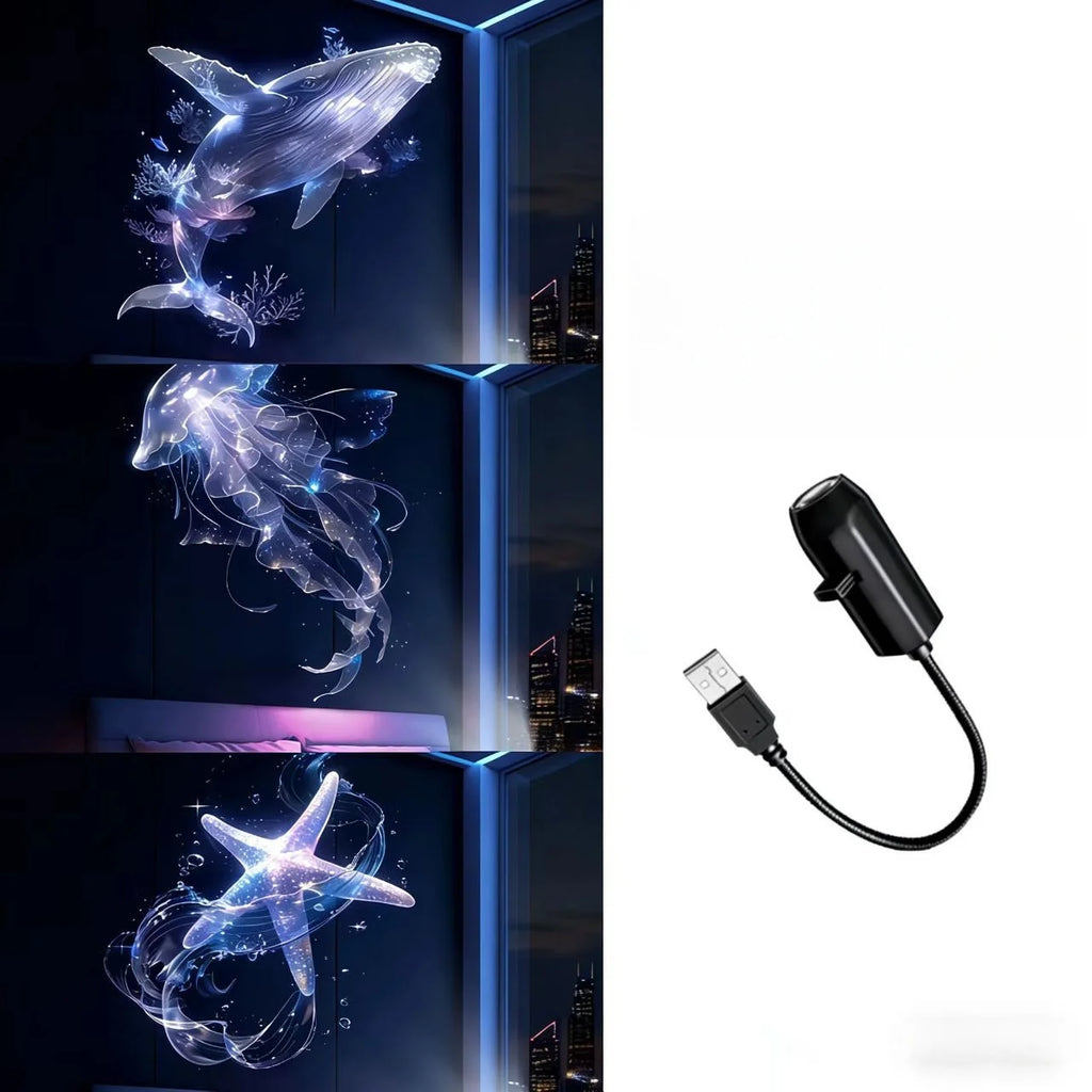 LED Animal Projector Light | USB Night Lamp | Nexovibe