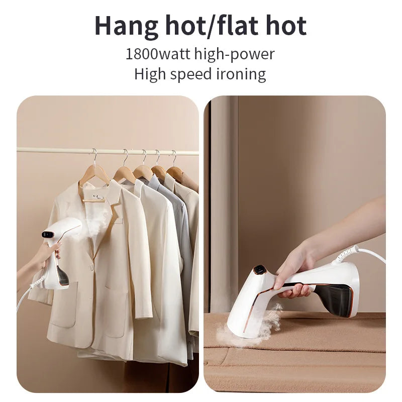 Portable Steam Iron | 1800W Fast-Heat | Nexovibe