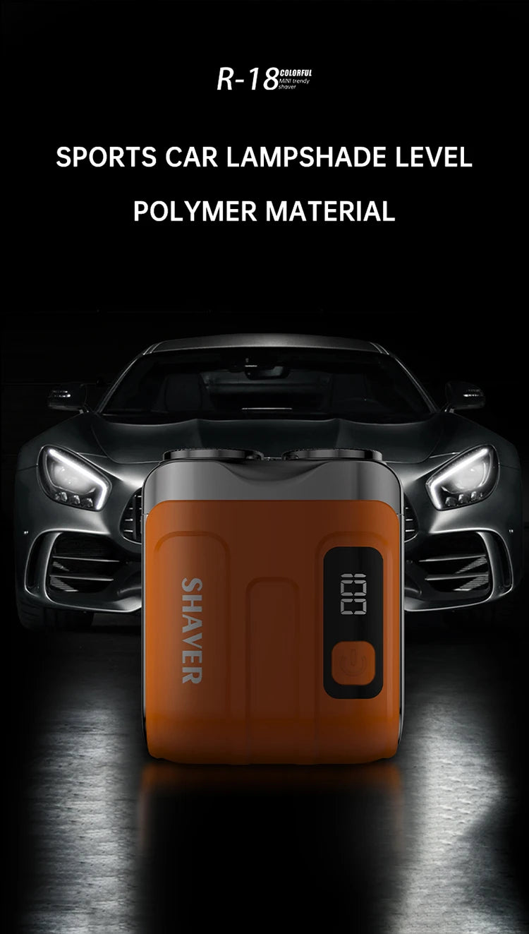 Mini Pocket Shaver | 60-Min Battery + Digital Display | Nexovibe