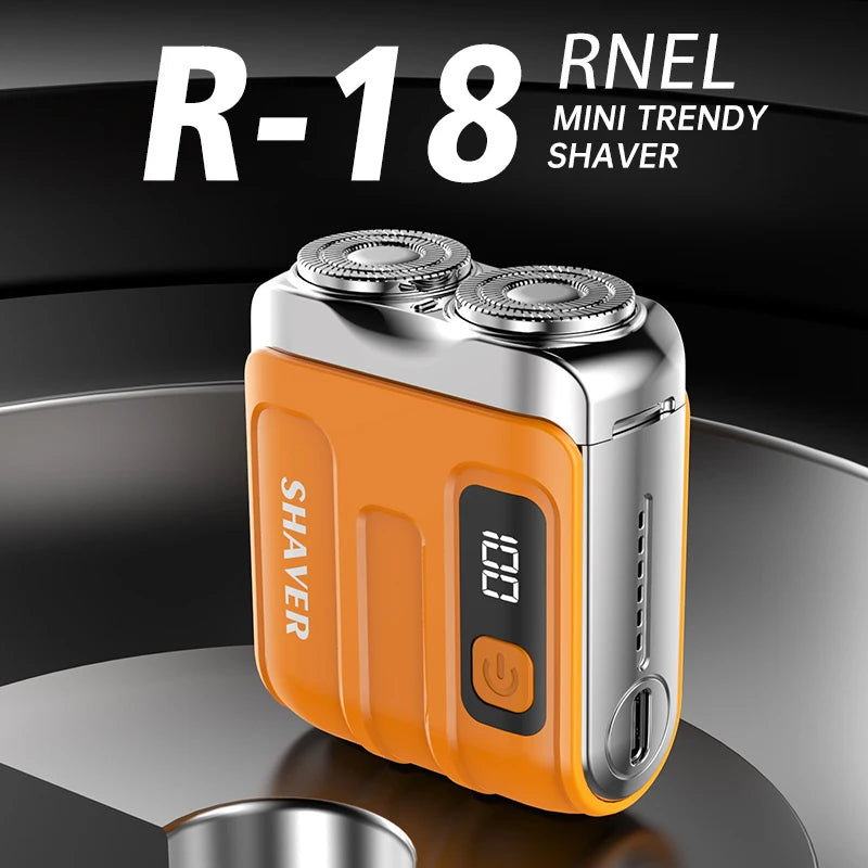 Mini Pocket Shaver | 60-Min Battery + Digital Display | Nexovibe
