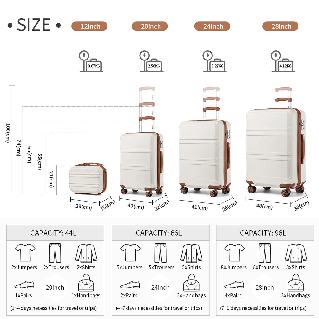 Premium Travel Luggage Set | Nexovibe