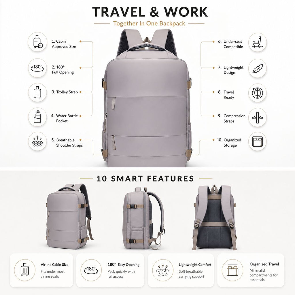 Travel Cabin Backpack | Nexovibe