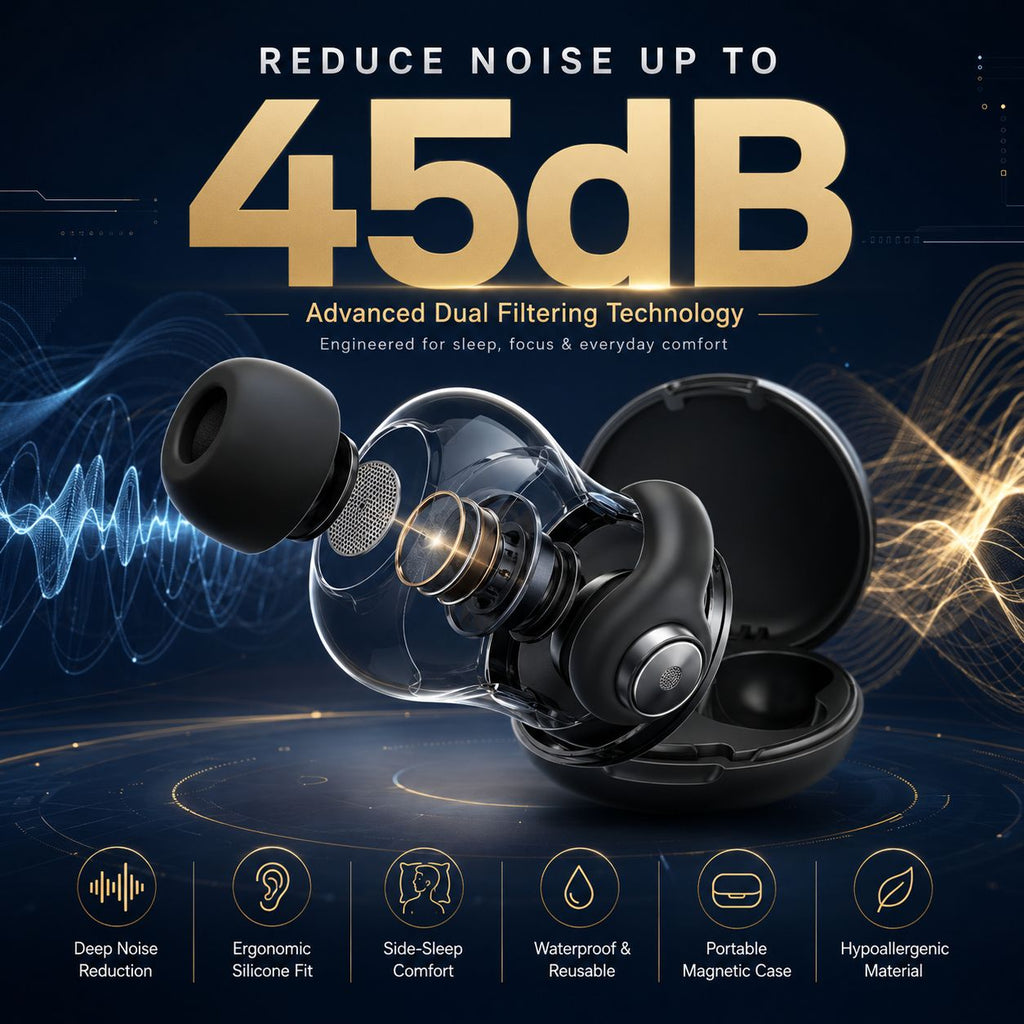Noise Cancelling Earplugs | Nexovibe