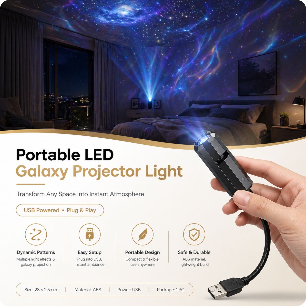 LED Animal Projector Light | USB Night Lamp | Nexovibe