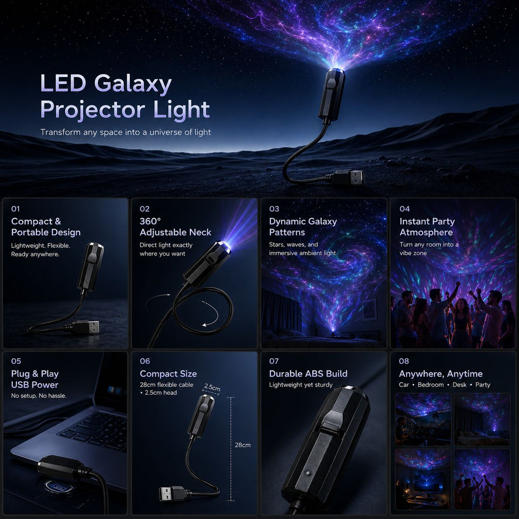 LED Animal Projector Light | USB Night Lamp | Nexovibe