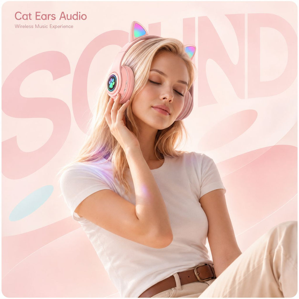 Cat Ear Bluetooth Headphones | Nexovibe