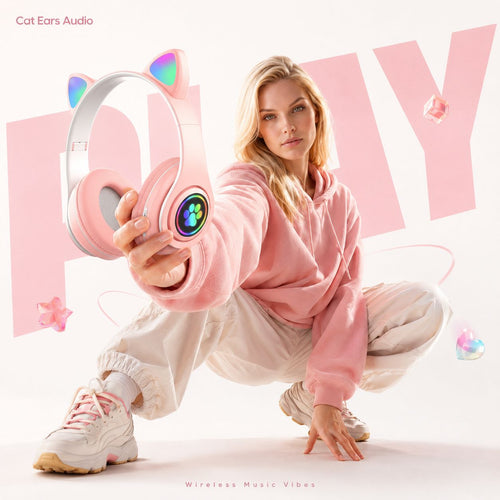 Cat Ear Bluetooth Headphones | Nexovibe