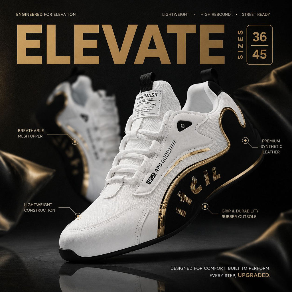 Height Boost Casual Sneakers | Nexovibe