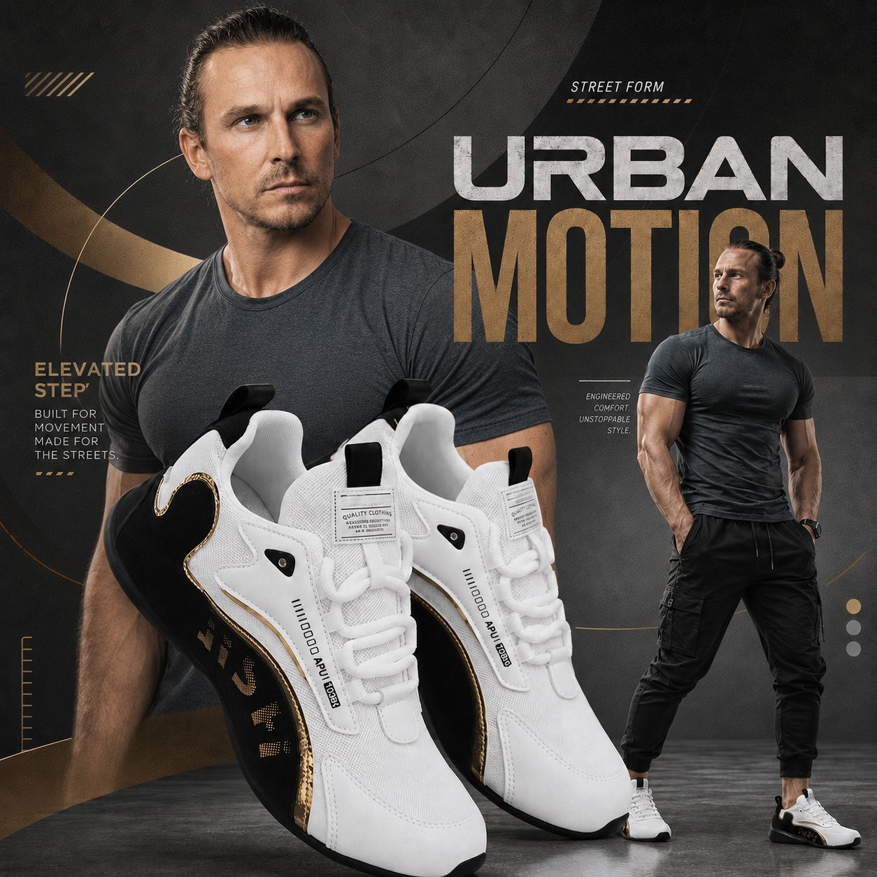 Height Boost Casual Sneakers | Nexovibe