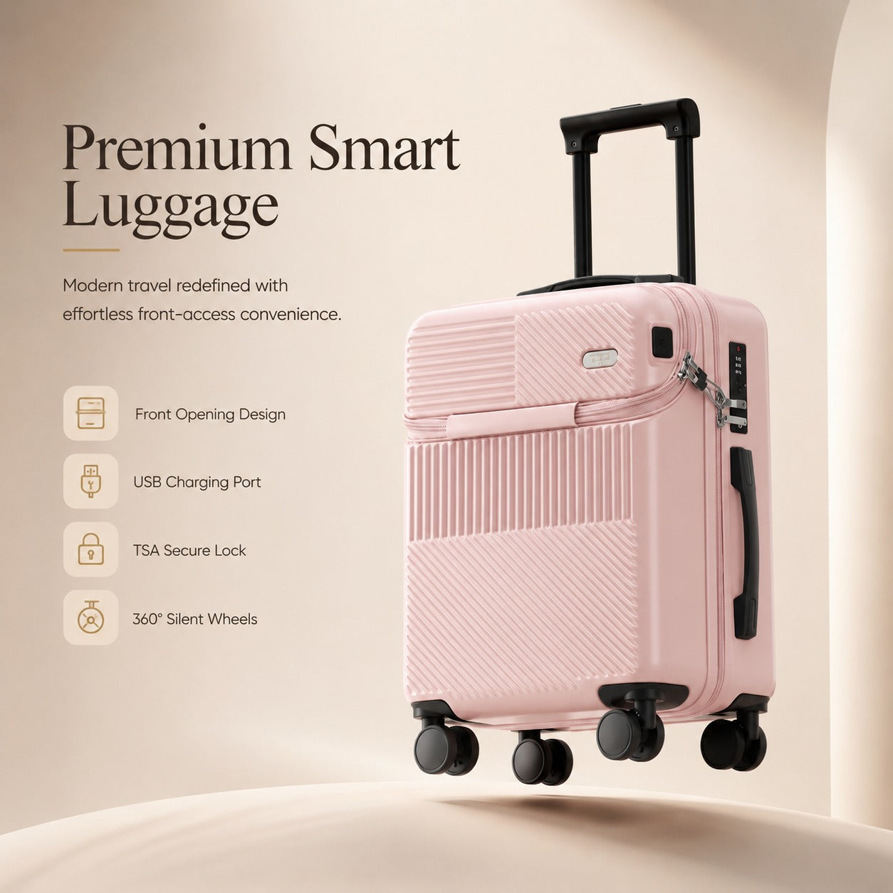 Premium Smart Luggage | Nexovibe