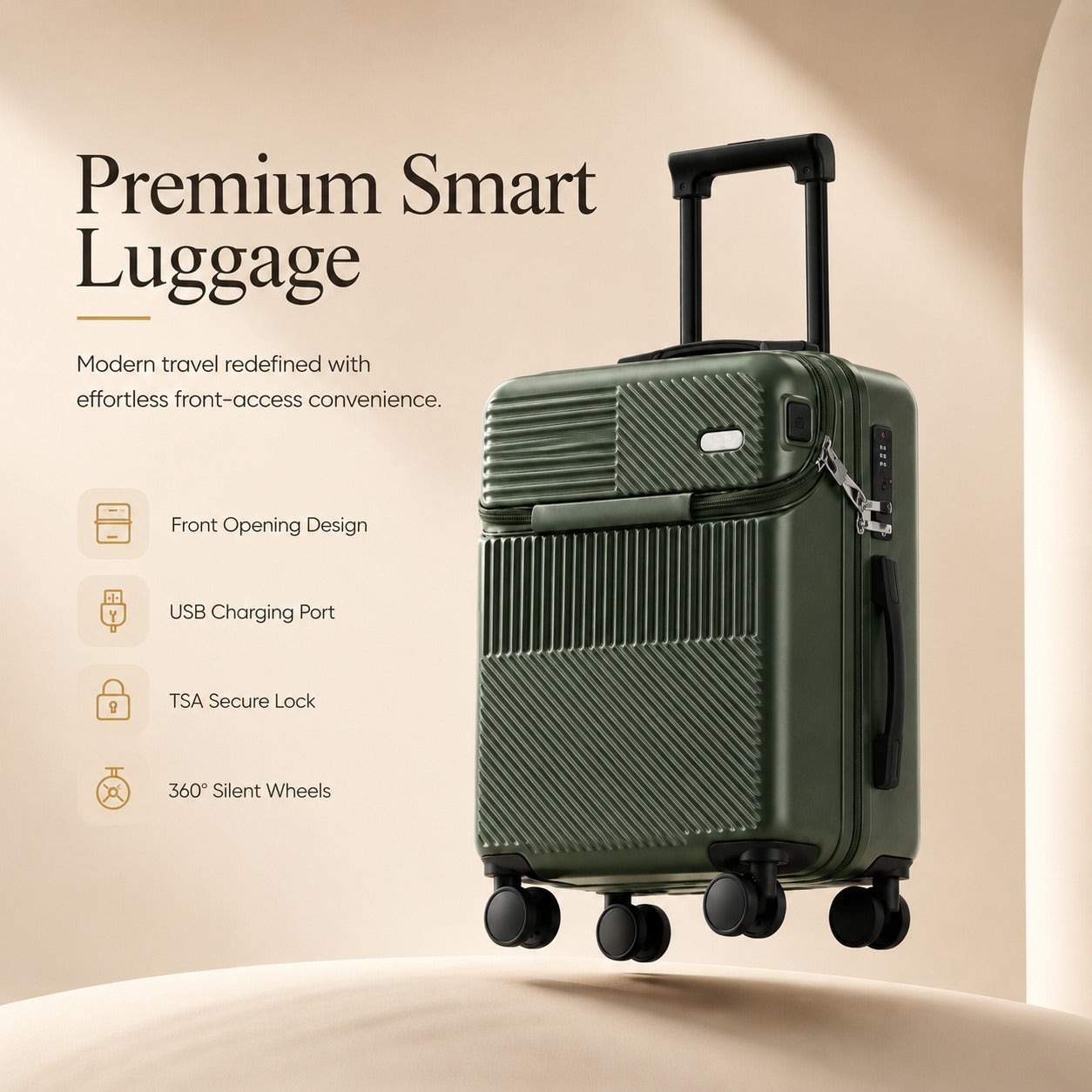 Premium Smart Luggage | Nexovibe