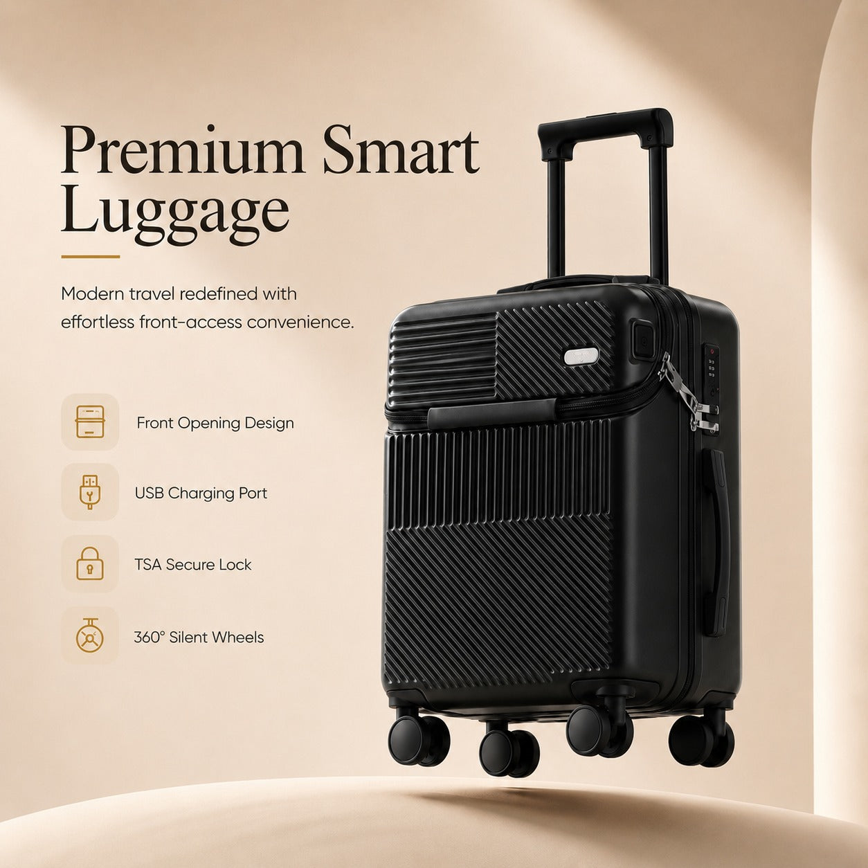 Premium Smart Luggage | Nexovibe