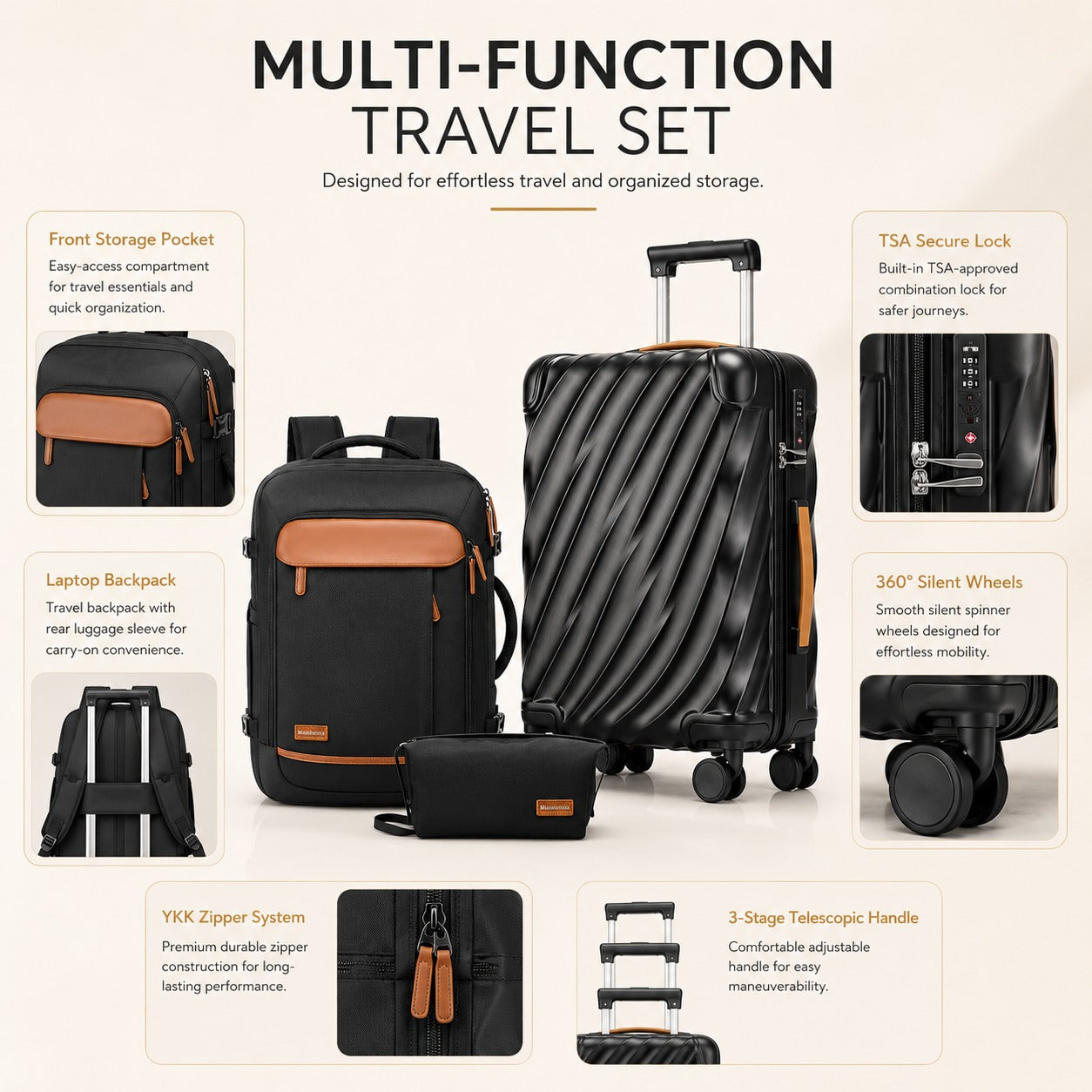 Premium Travel Set | Nexovibe