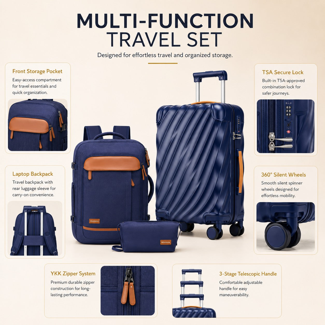 Premium Travel Set | Nexovibe